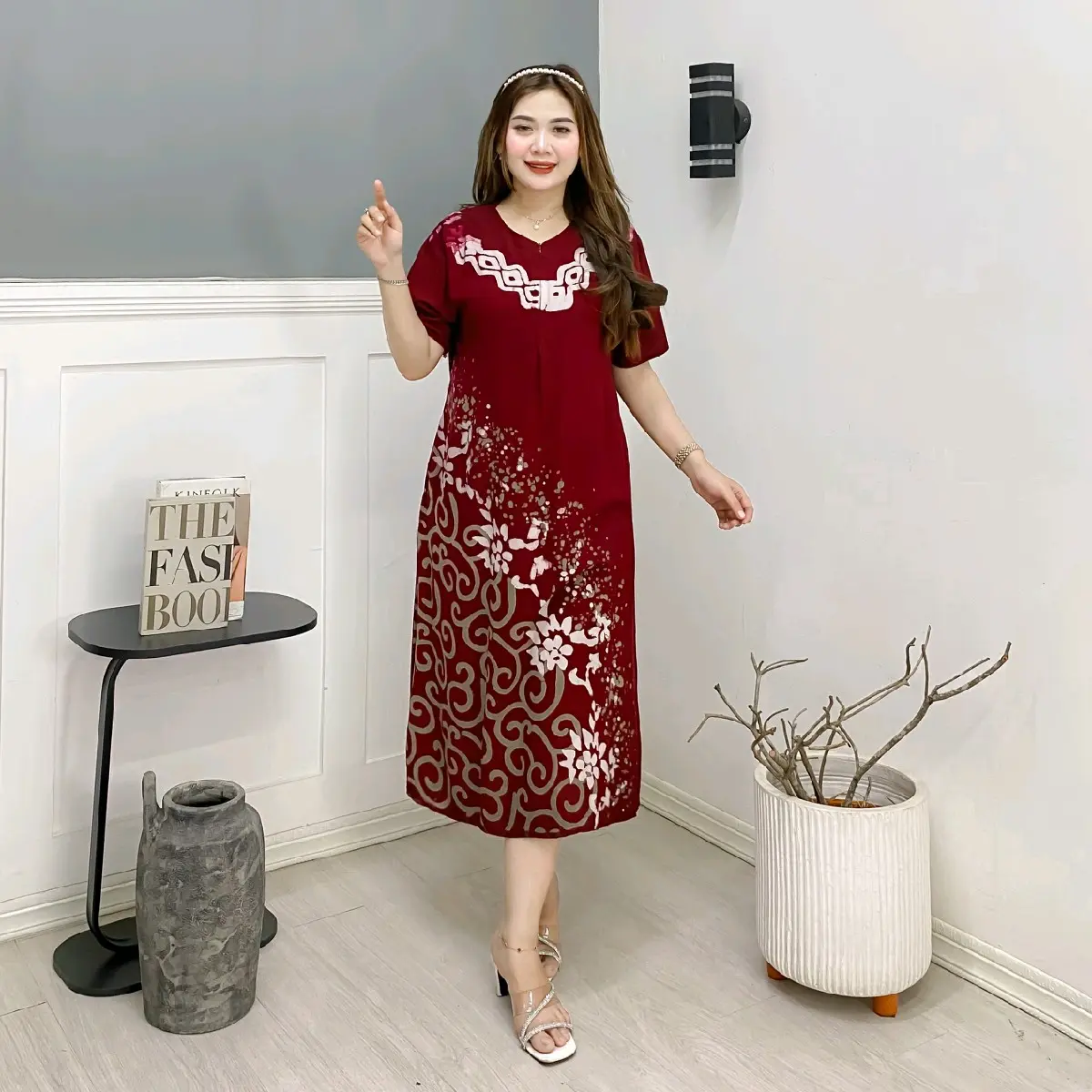 daster batik daster cap malaman daster rayon twill super tebal busui Bumil Motif Pekalongan remaja