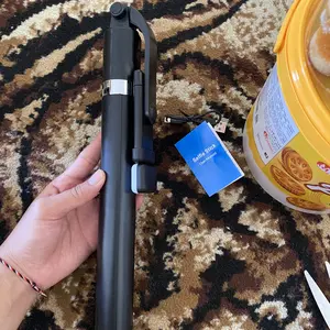 Tripod Tongsis R1sL 4 in 1bluettooh lampu LED Stainless Remot Panjang