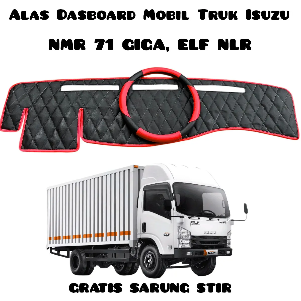 Alas Taplak pelindung Dasboard mobil Truk Isuzu NMR71 Giga , Isuzu Elf NLR Car