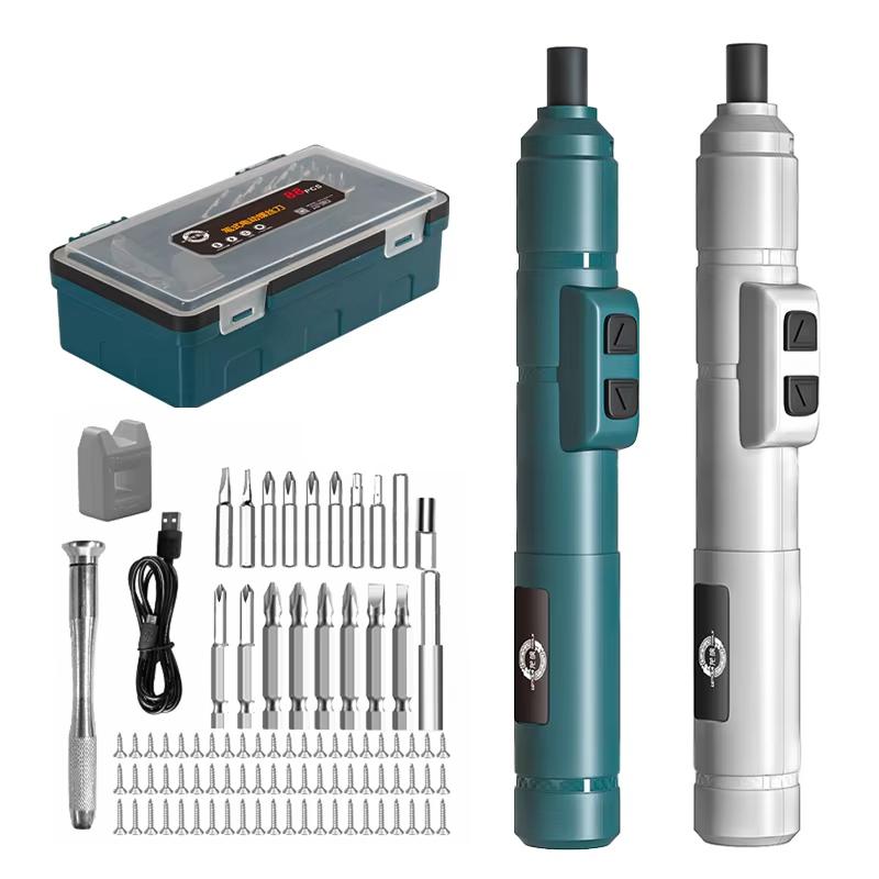 Bộ Tuốc Nơ Vít Điện Không Dây, Kích Thước Nhỏ, Không Dây, Có Thể Sạc Lại USB, 3.6V, 200r / phút, Thích Hợp Để Phục Hồi Máy Khoan Điện Gia Đình, Dụng Cụ Điện
