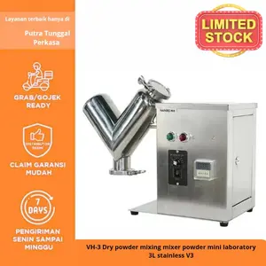 VH-3 Dry powder mixing mixer powder mini laboratory 3L stainless V3