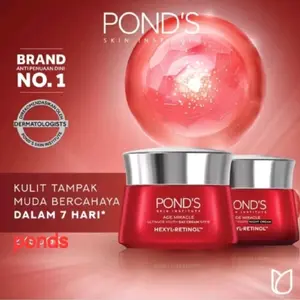 Ponds Age Miracle  Hexy Retinol Niacimamide Day / Night Cream 9 Gr  Hyaluronic Moisturizer Vitamin Wajah