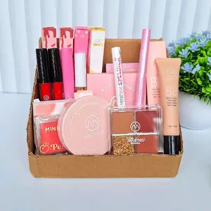 BPOM - PAKET SET MAKEUP 10 ITEM LENGKAP TERBARU Foundation Eyeliner Mascara Concealer Eyeshadow Eyebrow Lipmatte Set Kosmetik Lengkap Isi 10 pcs Termurah Paket Make up Kado Seserahan Natural