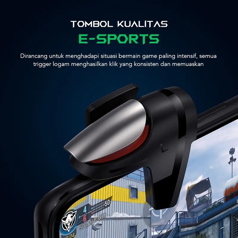 Black Shark Monster Gaming Trigger Controller Gaming pu-bg FF 2