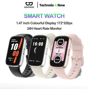 GOOJODOQ FB048 1.47 inch Colourful Display and 24H Heart Rate Monitoring Blood Oxygen Smartband