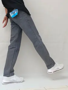 TH Celana Jeans Pria Standar Reguler Blessings Warna Abu Denim Panjang Polos Santai Nyaman Hitam Fit Slim Biru Slimfit Cowok Muda Celana Skinny XL Material Berkualitas Tinggi