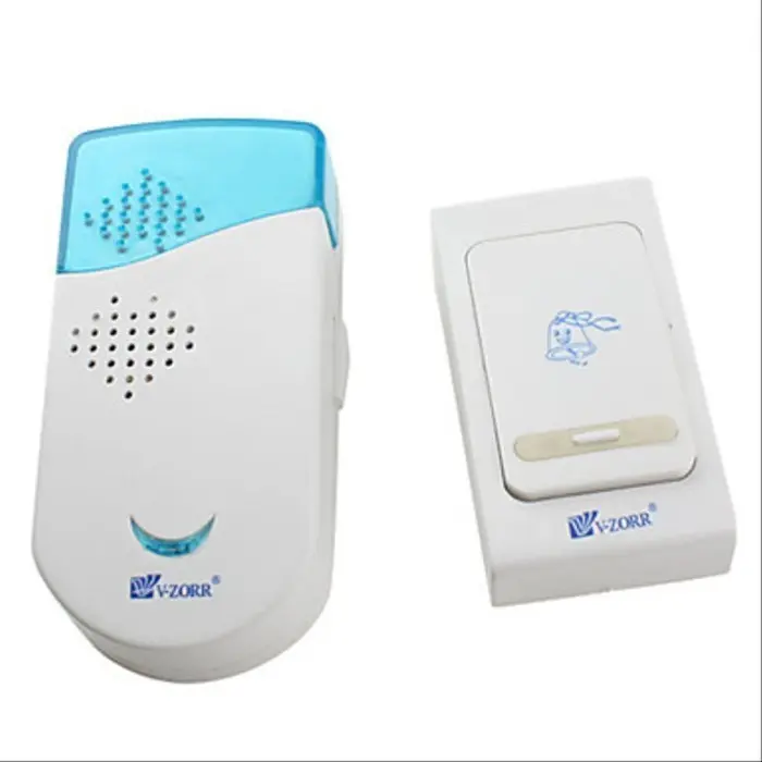 BEL PINTU ALARM RUMAH V-ZORR WIRELESS DOOR BELL REMOTE PAKAI BATERAI 1