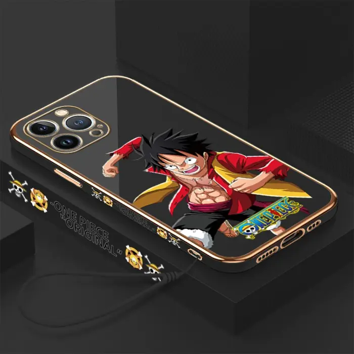 CASE CASING IPHONE 13 MINI 13 14 PRO MAX 14 PLUS BERKELAHI LUFFY CASE BEST SELLER