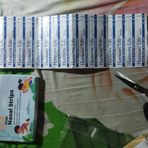 10 pcs Plester Anak Hidung Nasal Strips Kids Nose Strips Anti Dengkur Ngorok Nasal Plast Strips Hidung Nose Tape