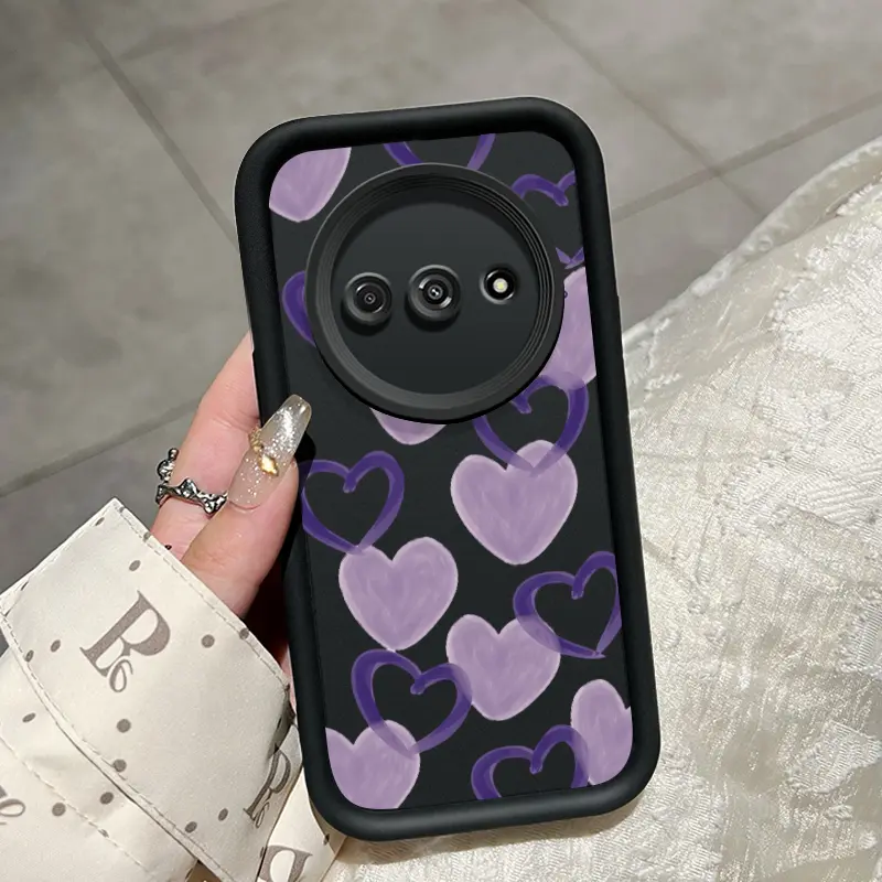 Casing Hp Untuk Xiaomi Redmi A3 A3x POCO C61 Case Casing pola Cinta jantung Kasing Anti Drop Softcase Silikon Kesing HP baru Cesing