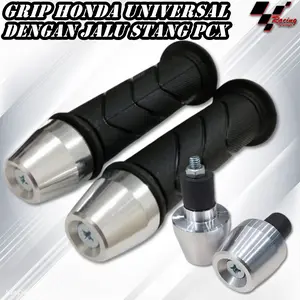 HANDGRIP HANFAT HONDA JALU PCX HANGRIP HANDFAT FAT GRIP MOTOR BEAT VARIO GENIO SCOOPY FAZZIO NMAX Sepeda Motorcycle Karet Logam