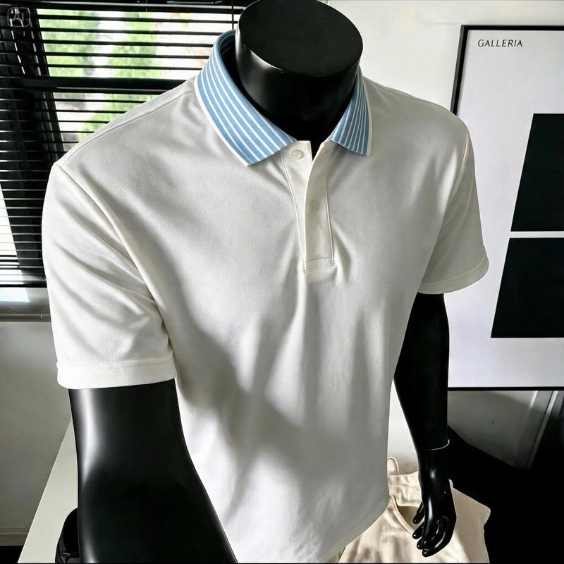 Taka Fashion Áo Polo Nam Trơn Vải Thun Thiết Kế Độc Đáo Phong Cách Hiện Đại Cho Nam Giới