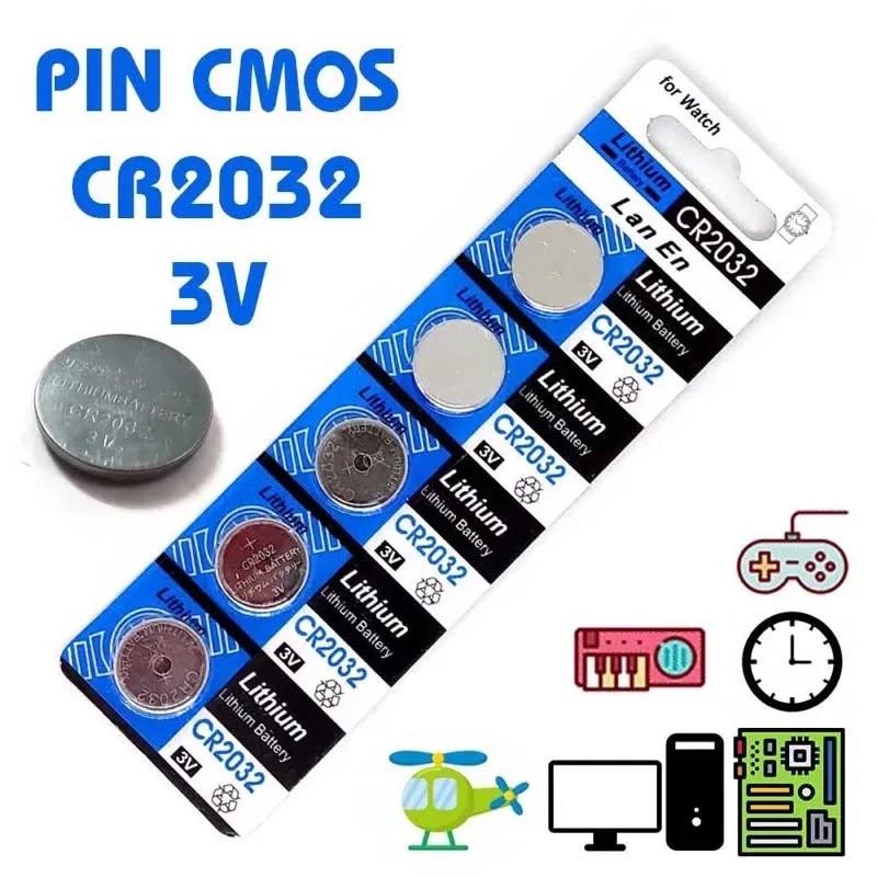 Pin Cúc Áo CR2032 Lithium 3V Chất Lượng Cao Điện Áp Ổn Định An Toàn Bền Bỉ Thay Pin CMOS Mainboard PC Laptop Smartkey Chìa Khóa Ô Tô Xe Máy Remote Cửa Cuốn Cân Điện Tử Nhiệt Kế Thiết Bị Y Tế Gia Đình Đồng Hồ Máy Tính Bỏ Túi