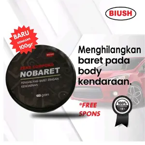 Nobaret Penghilang baret body mobil/motor/helm 50gram