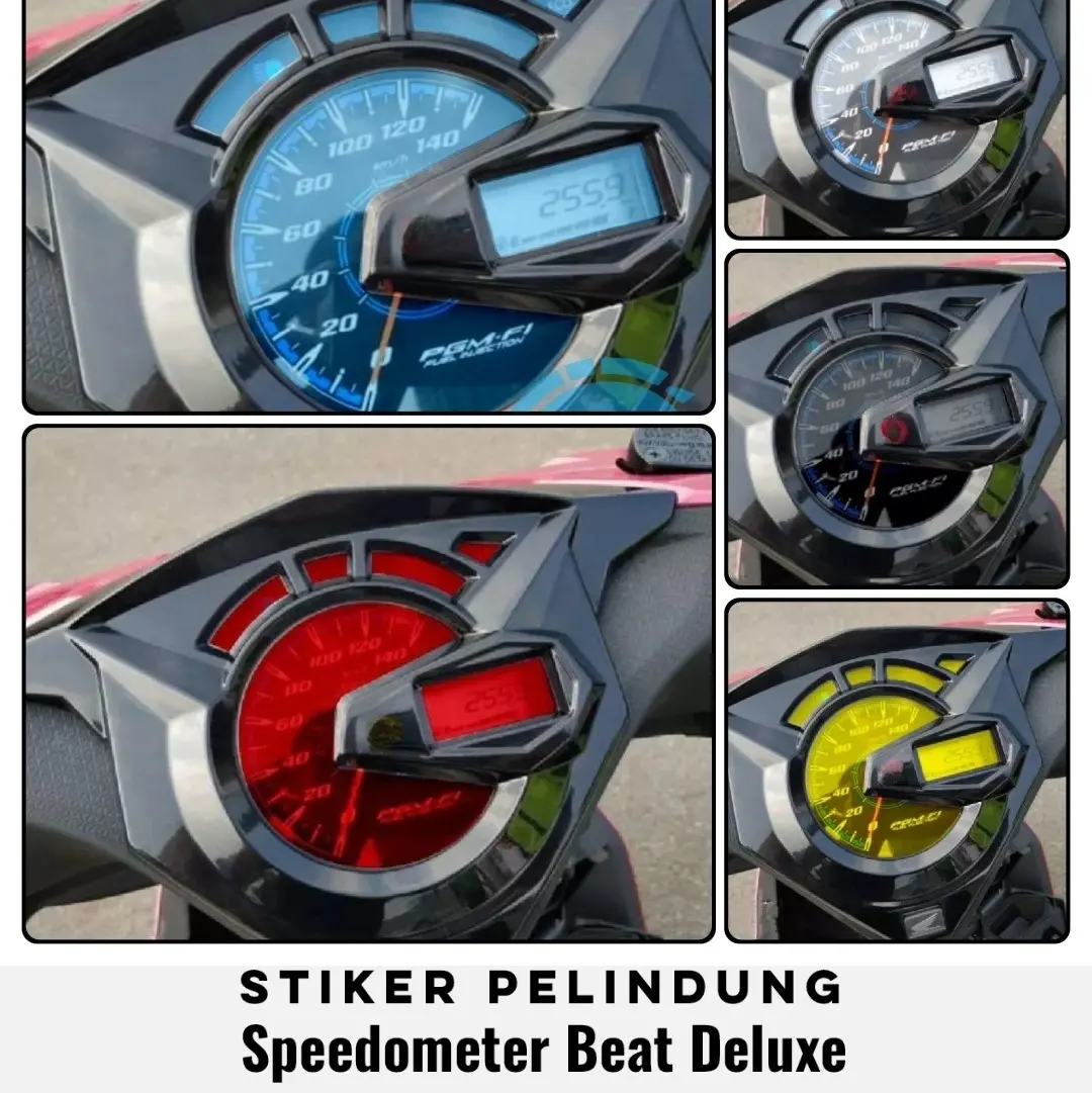 Stiker pelindung speedometer Beat Deluxe stiker antigores speedometer Beat Deluxe