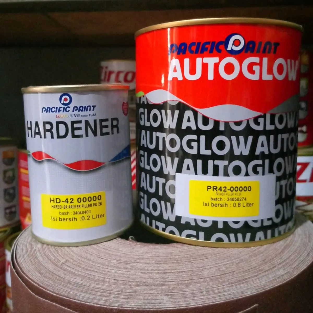 EPOXY PRIMER FILLER PU 2K AUTOGLOW 1KG+HARDENER