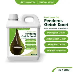 Primagetah Penderas Getah Karet 1L - POC Organik Booster Tanaman, Peningkat Getah, Atasi Macet Getah, Penyubur Tanah, Pemulih Tanaman