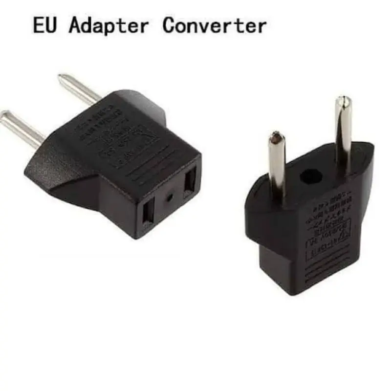 Adapter Sambungan Kepala Charger Gepeng Over Steker Kaki Gepeng Ke Bulat 2