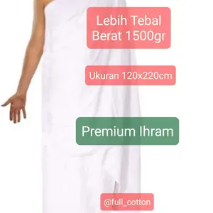 Kain Ihram Dewasa / Premium Ihrom / Manasik Haji Umrah