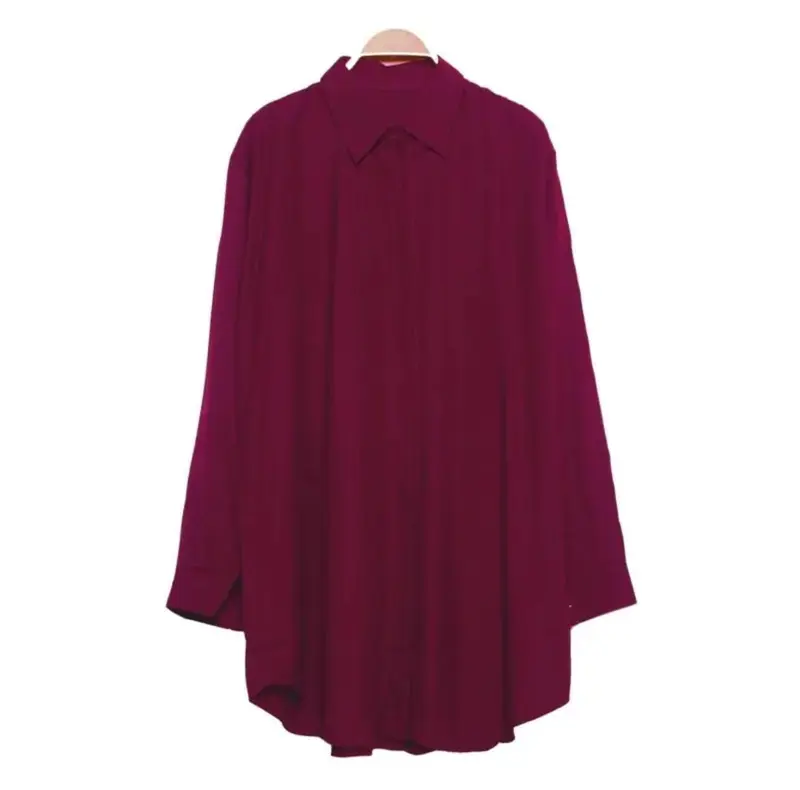 Tunik Wanita Simple Elegan / Tunik Kemeja Crinkle Airflow / Atasan Tunik Kekinian Terbaru Murah 2