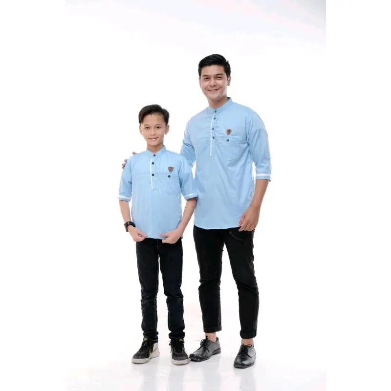 koko kurta couple ayah dan anak burgundy modern 5