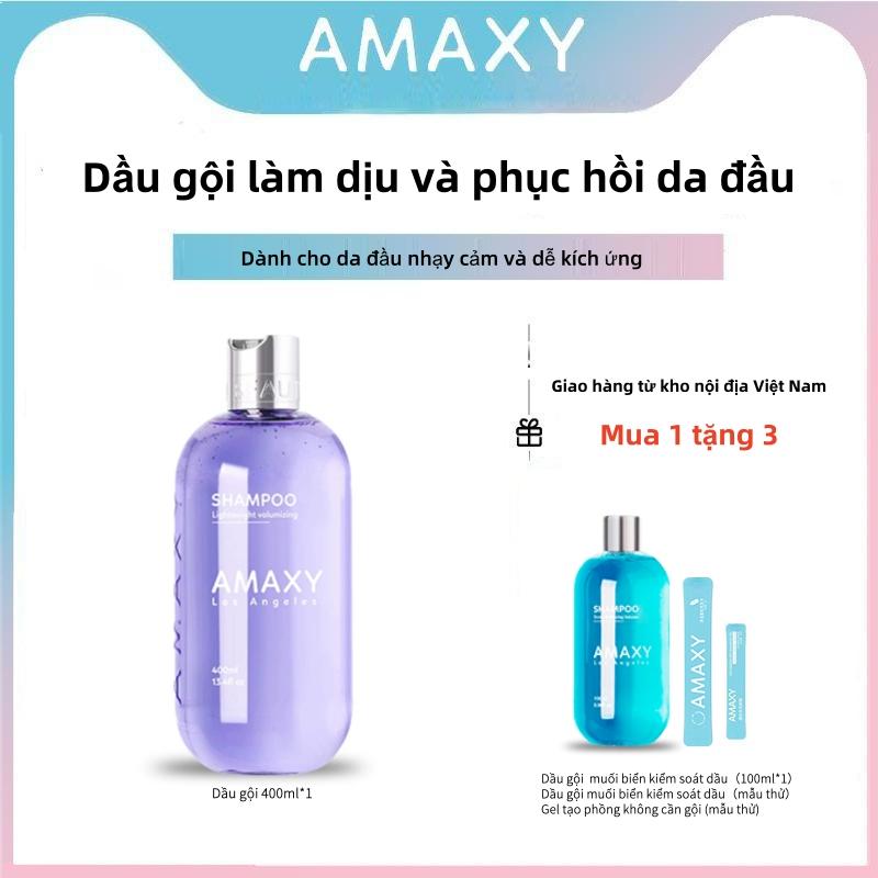 AMAXY Dầu gội làm dịu và phục hồi da đầu  |  Cân bằng da đầu, kiểm soát dầu và làm dịu – phù hợp cho da đầu nhạy cảm 0