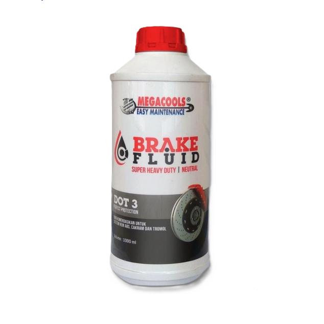 Gambar MEGACOOLS BRAKE FLUID RED 1000ML Kendaraan dari Jasutra Motor Kab. Bekasi Tokopedia