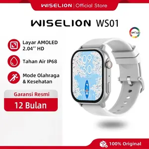 [NEW 2026] WISELION Smartwatch B09/WS01 - Super AMOLED - Heart Tracker - Sport & Health Assistant - IPX8 Anti Air