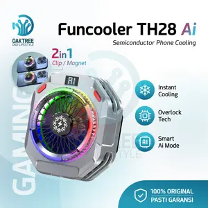 Oaktree Funcooler TH28 Pro Ai Fan Cooler Radiator Pendingin HP Cooling Fan Gaming