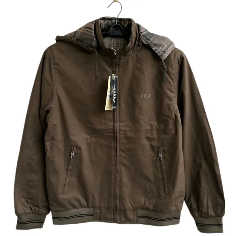 jaket import / jaket pria dewasa / jaket pria katun import / jaket katun pria terbaru 2023 Katun Musim dingin Polos Motif Lembut Kain Hijau Coklat Tebal Panjang Zipper Nyaman Abu Muda Keren Casual Kancing Cowok Kerja Distro Baju 6