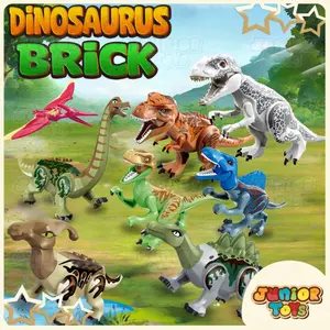 Brick Figure Dinosaurus Mainan Anak Edukasi Balok Dino Block Toys
