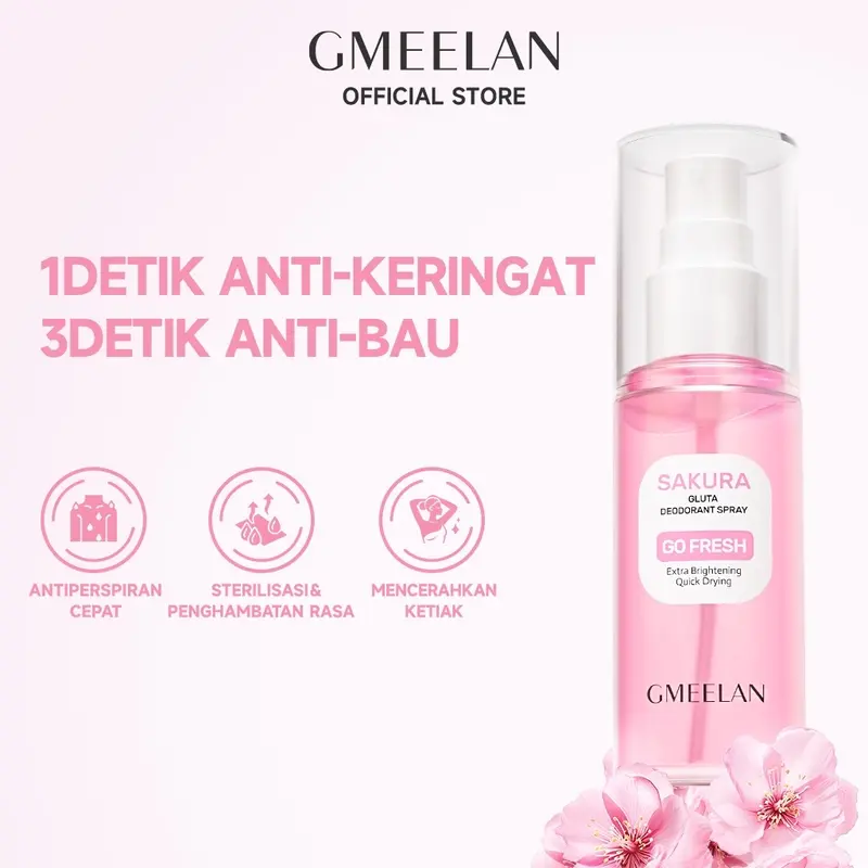 ￼GMEELAN Sakura Gluta Deodorant Spray 50ml 0