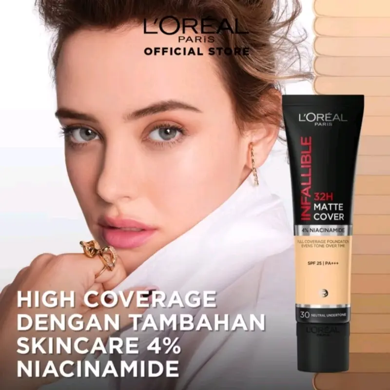 Loreal infallible 32H Foundation share in jar #Loreal Foundation Wajah 6