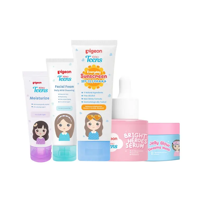 (ISI 5) PIGEON TEENS Teenage Dream Bundle Paket Skincare Remaja 1
