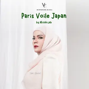 Mica Paris Voile Japan Daily Neutrals Hijab Muslim Wanita Segi Empat Voile Netral Premium untuk Kerja Kuliah & Ngaji Paris Voile Japan by Micahijab