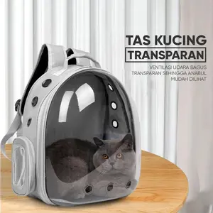 Tas Hewan Peliharaan Desain Transparan M05 Tas Anjing Kucing Anabul anjing & kucing tas ransel tas & perlengkapan perjalanan doggy  bag Kucing Waterproof