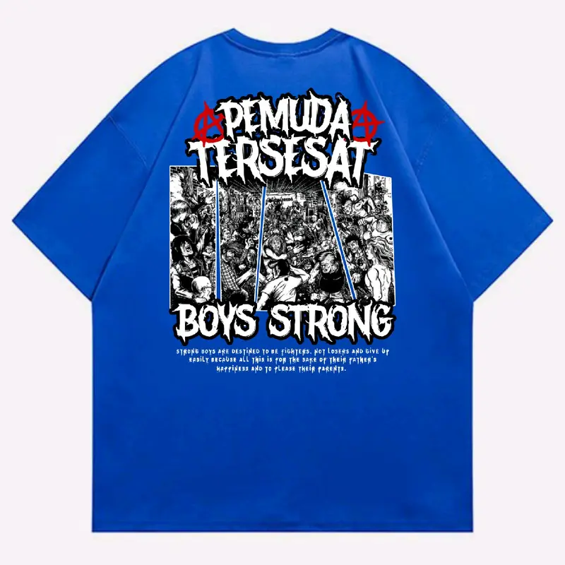 T-shirt kaos pemuda tersesat code gangster Cowok Keren Panjang 2