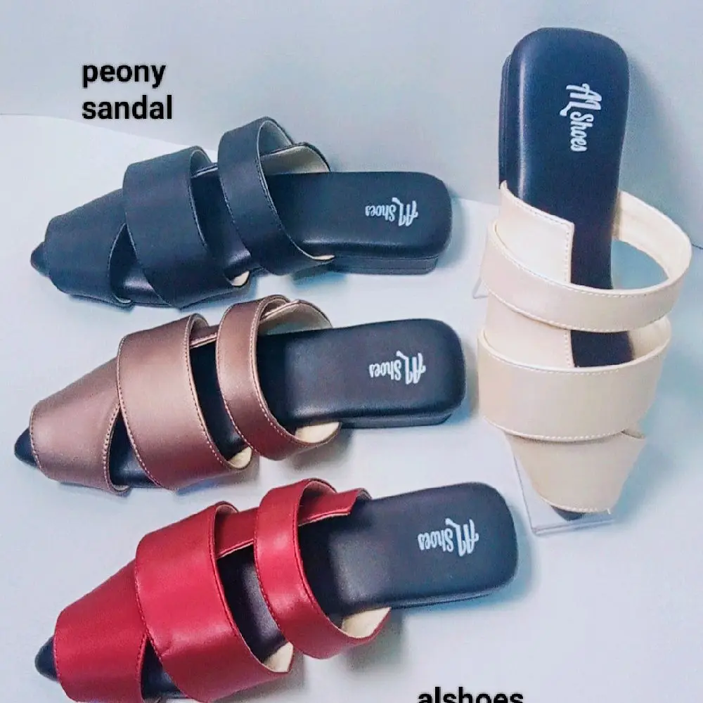 sandals flat muls peony sandal by alshoes