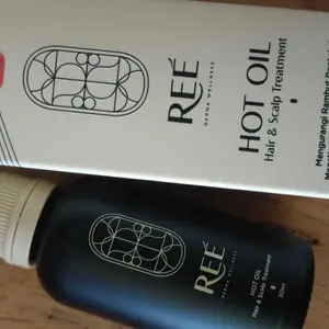 Ree Derma Hot Oil Hair & Scalp Treatment - Hair Oil Perawatan Rambut Rontok-Teruji Klinis Mengurangi Rambut Rontok dan Memanjangkan Rambut - Penumbuh Rambut