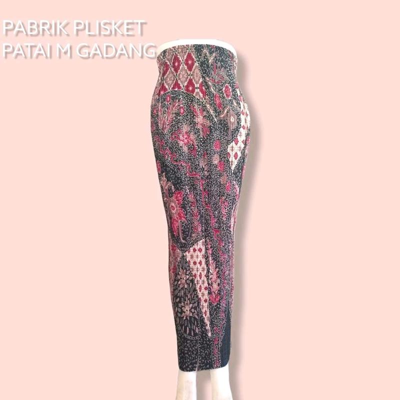 Rok plisket batik//bawahan kebaya//rok plisket murah 4