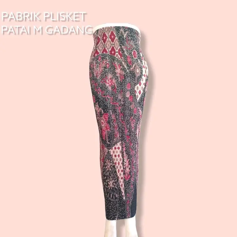 Rok plisket batik//bawahan kebaya//rok plisket murah 4