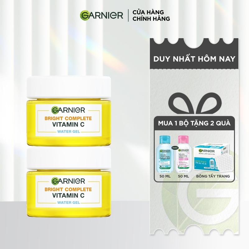 Bộ đôi kem dưỡng ẩm Water Gel mỏng nhẹ cấp ẩm tới 48H & hỗ trợ sáng da 50mlx2