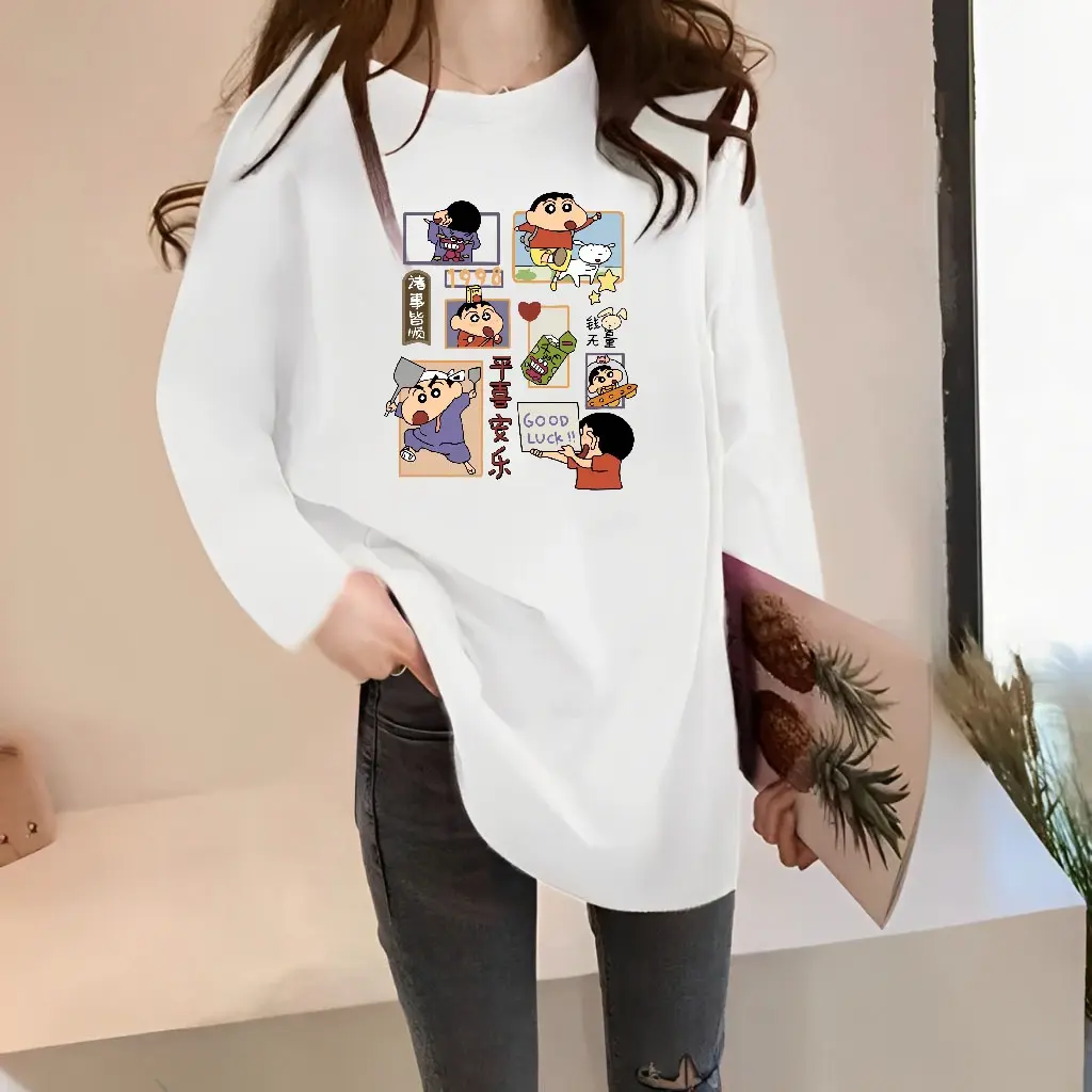 Kaos Oversize Wanita Lengan Panjang/ Kaos Distro WANITA// Kaos Streetwear Oversize / Baju Kaos Distro / Kaos / Wanita / COD/TERSEDIA 3 ukuran
