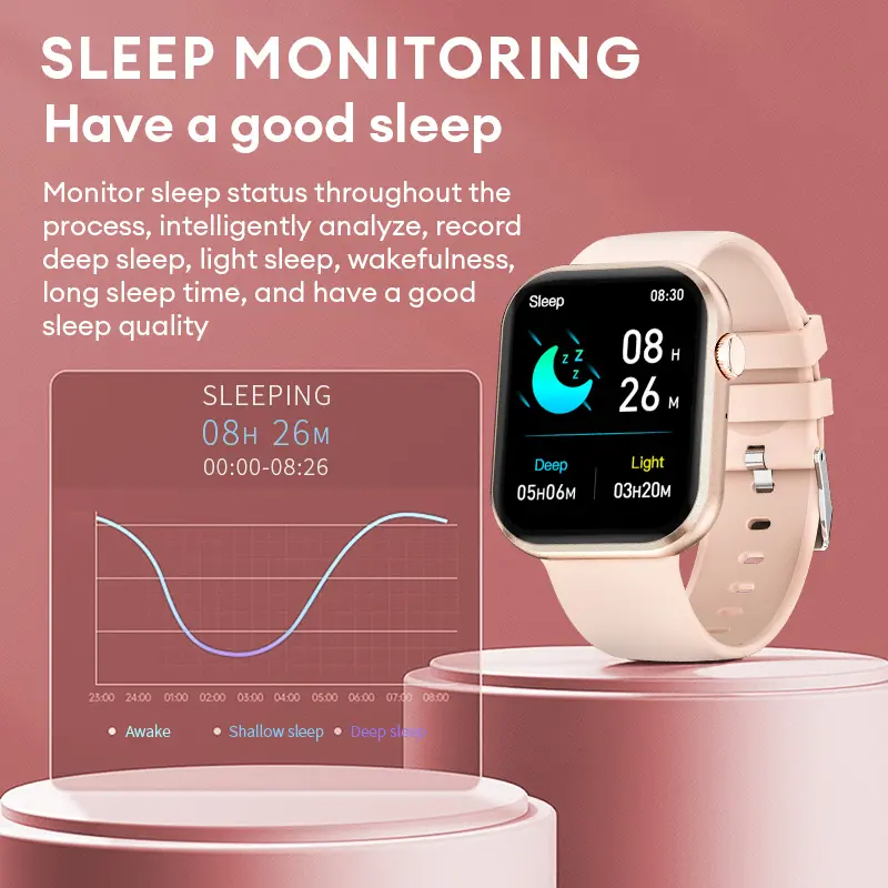 【COD／24H Ship】Aolon Huafit Foomlite Jam Tangan Pintar Asli Jam Tangan Pintar DIY Wallpaper DIY Mode Multi-olahraga Deteksi Denyut Jantung Panggilan Bluetooth 1.83 Inci HD Layar Penuh Tahan Air Foomlite Ponsel Pelacak 5