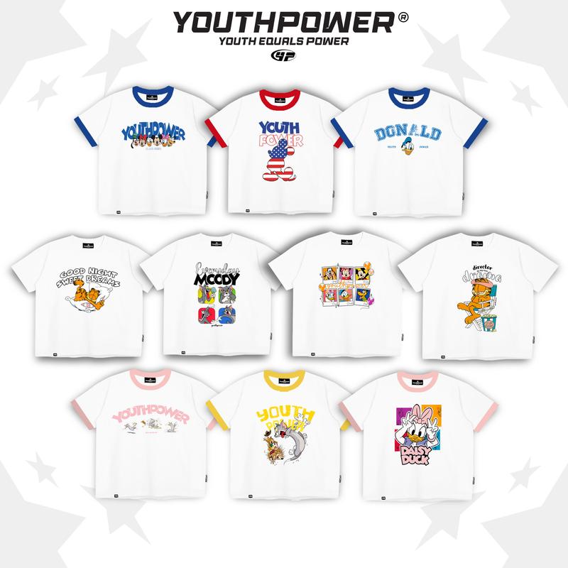 YOUTHPOWER Áo Thun Boxy TOM AND MIC Form Rộng Nam Nữ Oversize Unisex Cotton 2 Chiều 250gsm Cổ Tròn Local Brand Việt Nam với Thiết Kế Độc Đáo và Hình Ảnh Đẹp