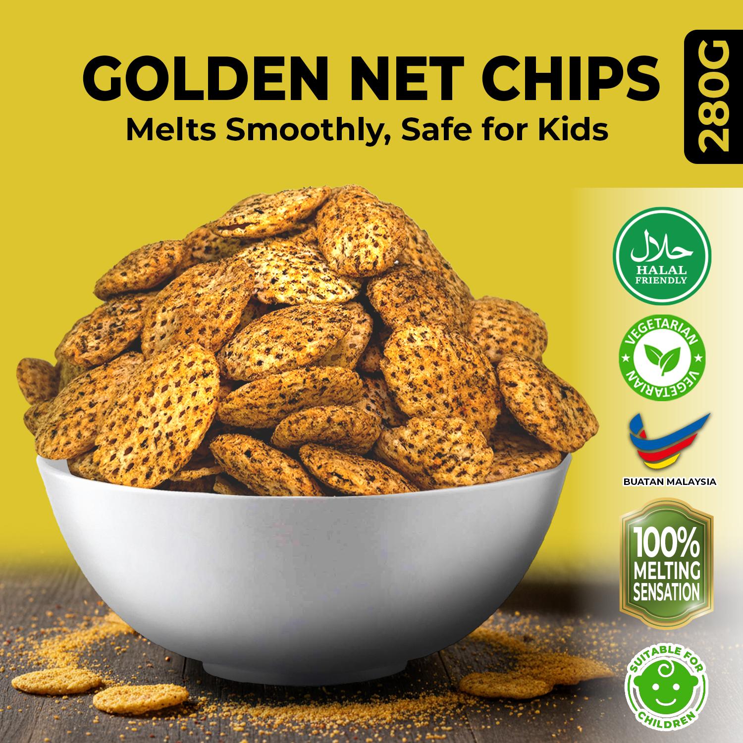 Golden Net Potato Chips · 280g