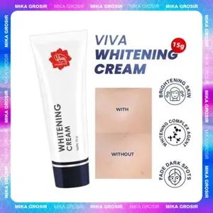 VIVA Whitening Cream 15gr || Krim Menyamarkan Bekas Jerawat || Krim Menghilangkan Flek Hitam