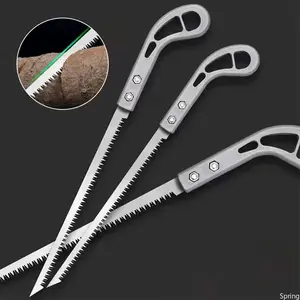 [Kreasiva] 2 Pcs Gergaji Potong Dahan Ranting Pohon Kayu Gergaji Tangan Manual Multifungsi Serbaguna