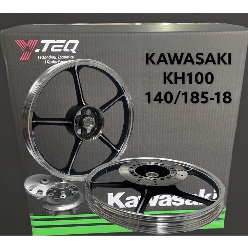 KAWASAKI KH100 BLACK SPORT RIM SET 14/185-18 ORIGINAL YTEQ - TikTok ...