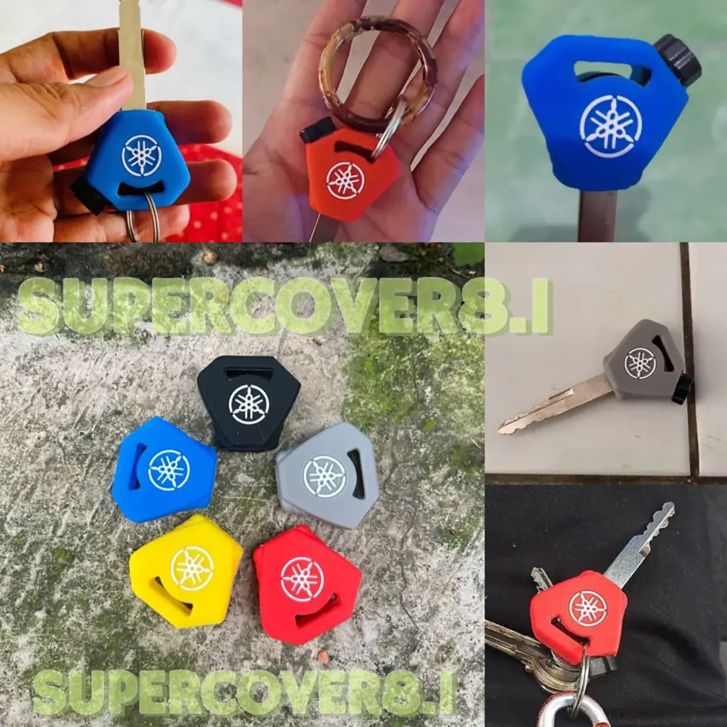 Pelindung Kunci Motor Cover Silikon Kunci Import Bahan Tebal Sarung Kunci remote Yamaha Xeon Jupiter MX King Mio Soul X Ride Aerox Silicon Sarung Kunci Motor Yamaha